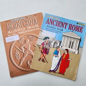 Ancient Rome Greece Hands-On Heritage Book Bundle Art, Crafts, Cooking, Historic